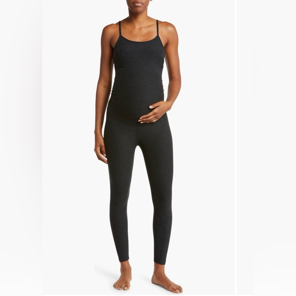 Beyond the Bump Spacedye Maternity Jumpsuit - Med - Darkest Night